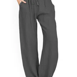 StyleCast Women Loose Fit Mid-Rise Wide Leg Trousers-picture-12
