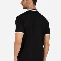 Skechers Black Regular Fit Polo T-Shirt image 2