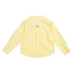 Budding Bees Kids Yellow Printed Shirt image 2