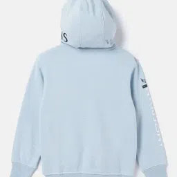 Duke Kids Light Blue Printed Full Sleeves Sweatshirt image 2