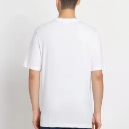 Adidas Originals White Cotton Regular Fit Printed T-Shirt image 2