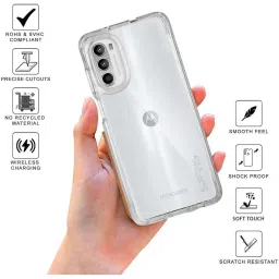 Sprig Transparent Back Cover for MOTOROLA G52 (Transparent) image 2