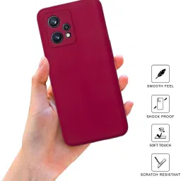 Sprig Back Cover for Realme 9 Pro Plus (Red) image 2