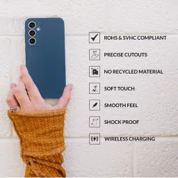 Sprig TPU Matte Back Cover for SAMSUNG Galaxy S23 FE 5G (Blue) image 2