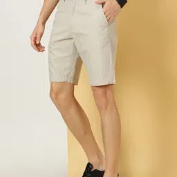 Thomas Scott Light Grey Slim Fit Shorts image 3