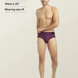 XYXX Grape Wine & Black Micro Modal Briefs image 5