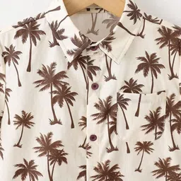 VANI COUTURE Boys Floral Printed Casual Shirt image 5
