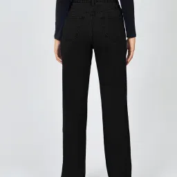 Kotty Black Regular Fit High Rise Jeans image 2