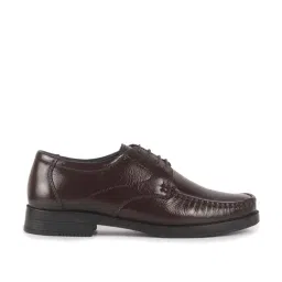 FAUSTO Men's Brown Derby Shoes-picture-19