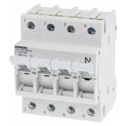 Siemens Fuse Switch Disconnector, 4 Pole, 16A Max Current, 5SG7661-0KK16 image 1