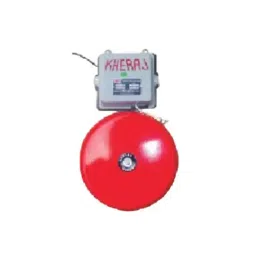 Kheraj Single Type Gong Bell Single Phase Size 30 cm (12 inch) Grey & Red, GB-30-image-62