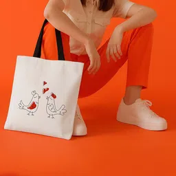 ARTBUG Printed Shopper Tote Bag image 5