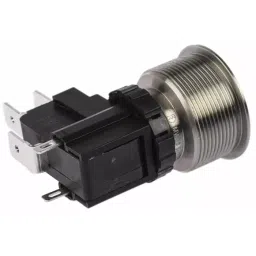 RS PRO Illuminated Push Button Switch Maintained 19.1 mm SPDT White LED 250/125 V AC, 1758051 image 3