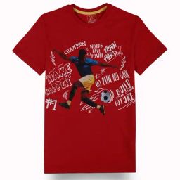 Gini & Jony Boys Red Digital Print T-Shirts-picture-22
