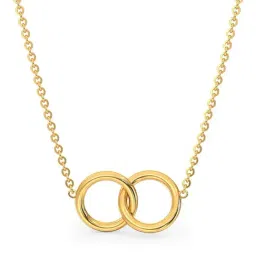 Candere by Kalyan Jewellers 18K Yellow Gold Pendant With Chain for Women-picture-35