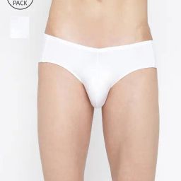 La Intimo White Comfort Fit Briefs - Pack Of 2-picture-36