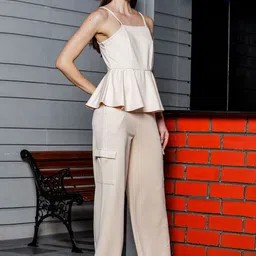 ONE SKY Square Neck Sleeveless Top & Trousers image 2