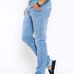 Pepe Jeans Men Blue Vapour Fit Low-Rise Stretchable Jeans image 4