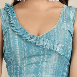 Moda Rapido Ethnic Motifs Silk Blend Handloom Saree image 2