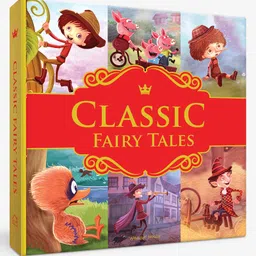wonder house books Classic Fairy Tales: Ten Traditional Fairy Tales For Children (Abridged and Retold With Large Font For Easy Reading) 8 Inches X 8 Inches - Hardback image 1