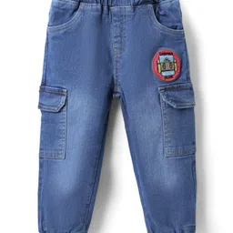 Mark & Mia Denim Full Length Jeans With Side Pocket Detailing - Light Blue-picture-15