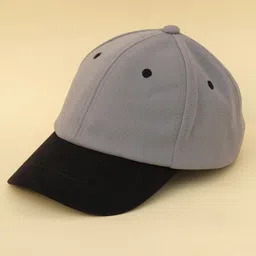DukieKooky Colour Blocked Baseball Cap - Grey-picture-14