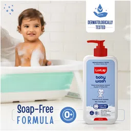 Luv Lap Baby Wash With Milk Protein Shea Butter & Vitamin E - 600 ml image 2