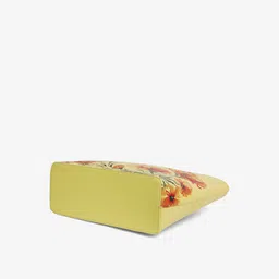 Caprese Floral Printed Structured Tote Bag image 5