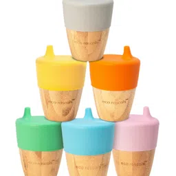 eco rascals Bamboo Small Cup (Pink) -  190 ml image 5