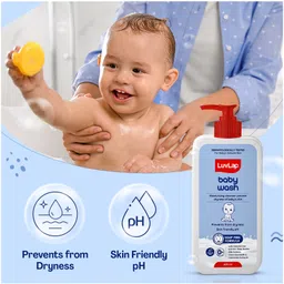 Luv Lap Baby Wash With Milk Protein Shea Butter & Vitamin E - 600 ml image 5
