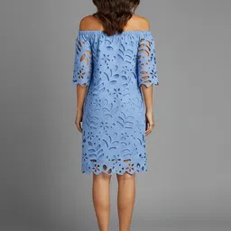bebe Floral Off-Shoulder Dress image 2