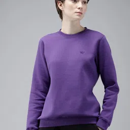 Wildcraft Solid Round-Neck Pullover Sweatshirt-picture-3