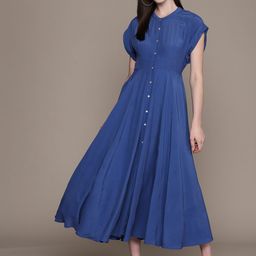 Label Ritu Kumar Crepe Maxi Dress-picture-2