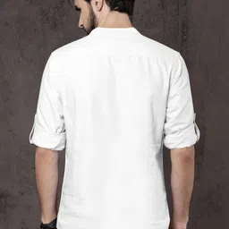 Fifth U Men White Kurta image 3