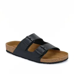 hoversoul Hoversole Men's Black Cork Casual Sandals image 2