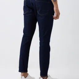 Spykar Blue Cotton Slim Fit Jeans image 2