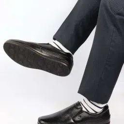 Fausto Men's Black Formal Loafers-picture-25