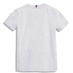 Tommy Hilfiger Kids Grey Printed Regular Fit T-Shirt image 2