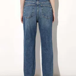 Only Blue Cotton Straight Fit Jeans image 2