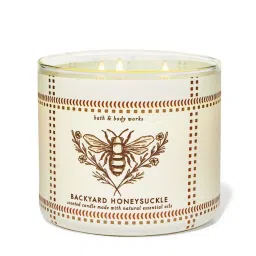 Bath & Body Works Backyard Honeysuckle 3-Wick Candle-picture-13