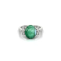 RRVGEM 2.50 Ratti Emerald Finger Ring image 2