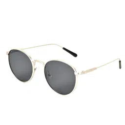 Voyage Black Round UV Protection Unisex Sunglasses-image-47