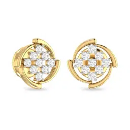 PC Jeweller Berg 18k Gold Earrings for Women-picture-33