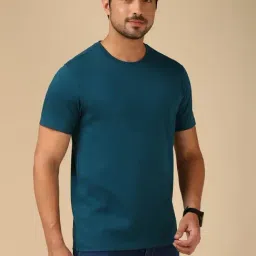 Van Heusen Navy Regular Fit T-Shirt image 4