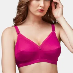 Trylo-Oh-so-pretty you! Pink Non Wired Non Padded Everyday Bra-picture-19