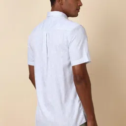 Allen Solly Blue Regular Fit Printed Shirt image 2