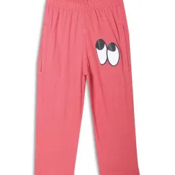Vimal Jonney Kids Pink & Red Printed Trackpants (Pack of 2) image 2