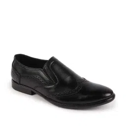Fausto Men's Black Formal Loafers image 2