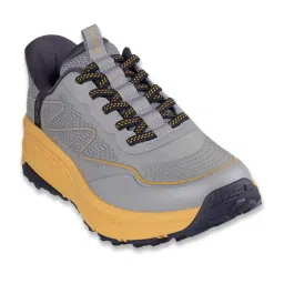 Skechers Men's SWITCH BACK - MIST Grey Multi Walking Shoes image 2