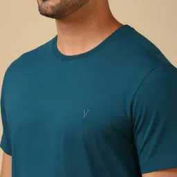 Van Heusen Navy Regular Fit T-Shirt image 5